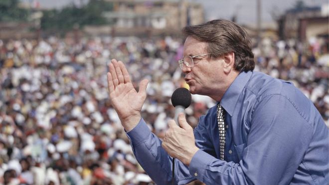 German-born evangelist Reinhard Bonnke, who attracted massive crowds in Africa during decades of preaching, is being mourned by millions of Christians across the continent following his death aged 79. Across the continent, huge week-long church rallies are now commonplace, characterised by mass mobilisation, big tents, colourful podiums, sophisticated public address systems, local language translators and, in some instances, evangelists who mimic Bonnke's oratory and stage antics, including how he firmly gripped microphones. Africa's best-known names on the African Christian scene such as Nigeria's TB Joshua and Kenya's Teresia Wairimu, a direct consequence of Bonnke's early influence. SOURCE: THE NEW YORK TIMES