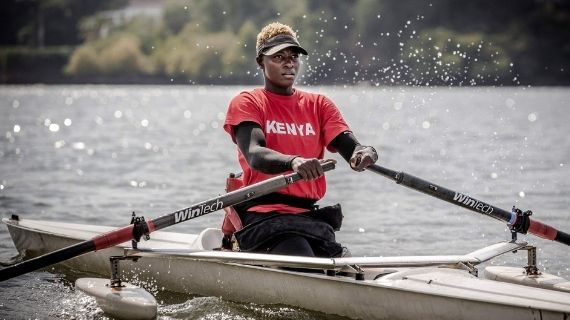 The First Female Rower to Represent Kenya in an Olympic or Paralympic Games