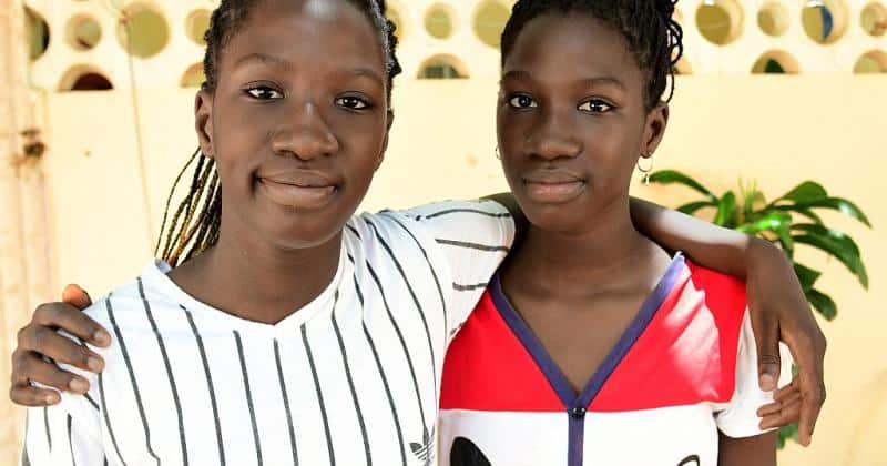 Senegalese Twins Finish School at 13