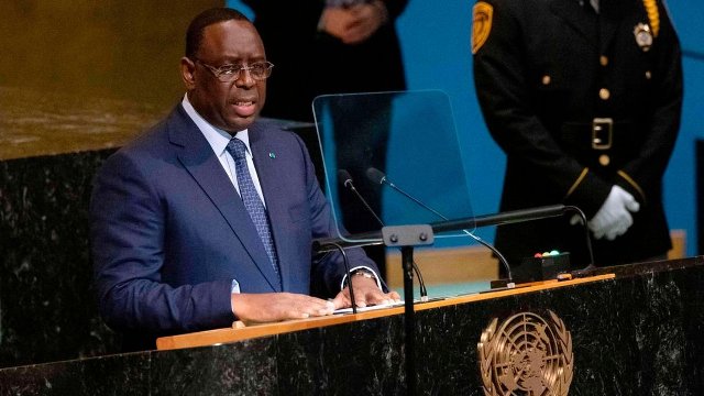 African official speaking at the United Nations about currency depreciation.