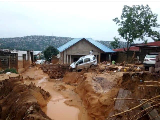 Torrential Rains Leave DRC Neighbourhood in Ruins
