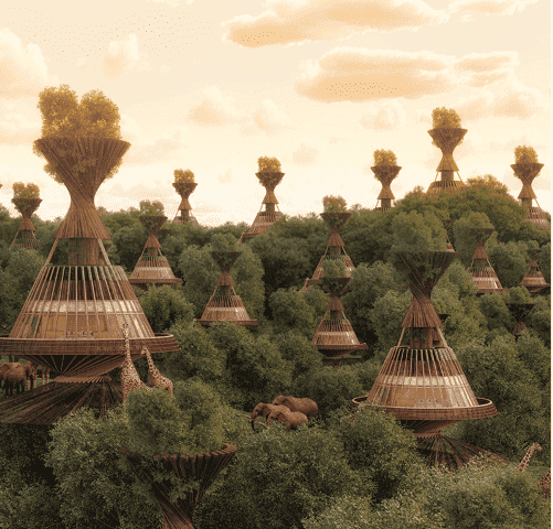 MASK Architects’ African Safari Resort Creates Its Own Water from Air