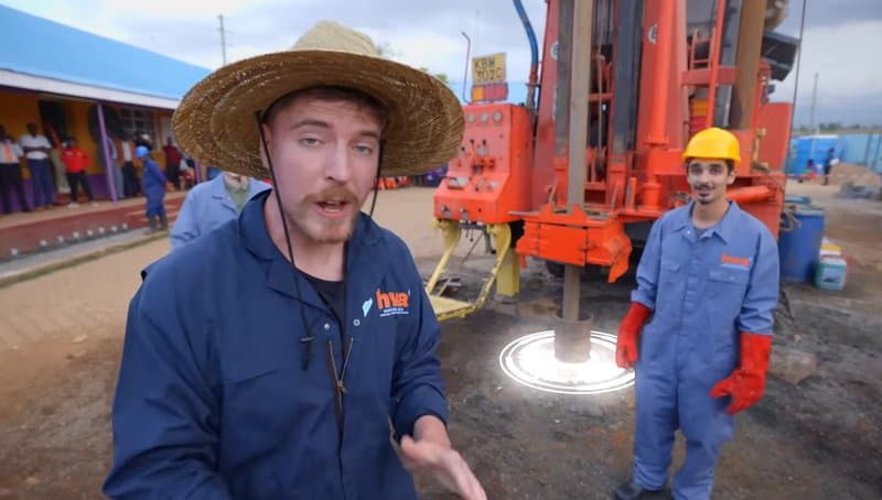 American YouTuber MrBeast’s Latest Video says He Built 100 Wells across Africa