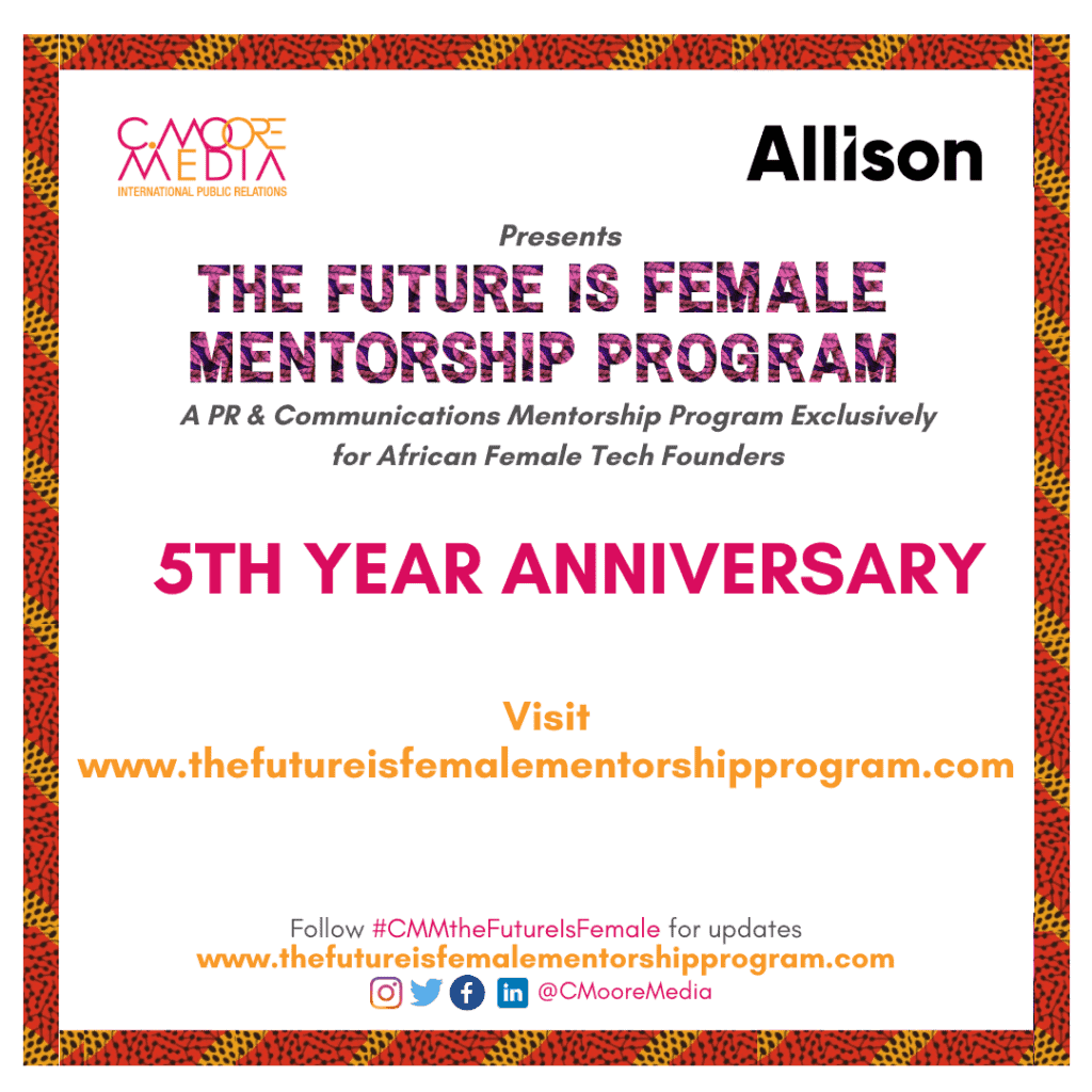 Allison Announces The 5th Anniversary Edition Of The Future Is Female Mentorship Program