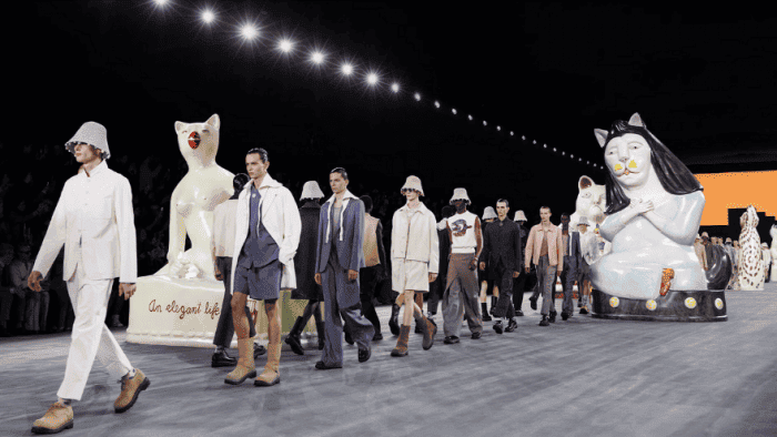 South African Ceramicist’s Cat Sculptures Inspired the Latest Dior Runway       