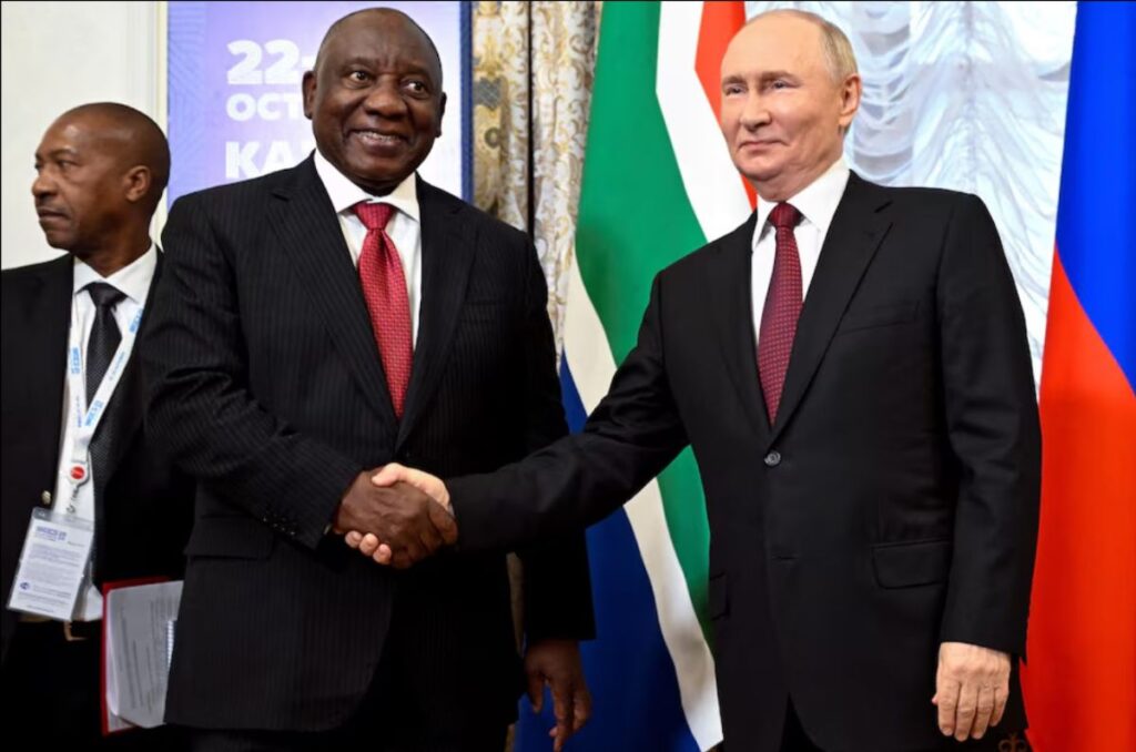 Ramaphosa Affirms Russia as ‘Valued Ally’ During BRICS Summit
