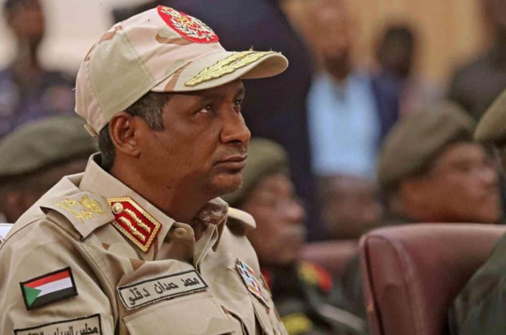 Hemedti, Leader of Sudan’s RSF, Accuses Egypt of Supporting Rival