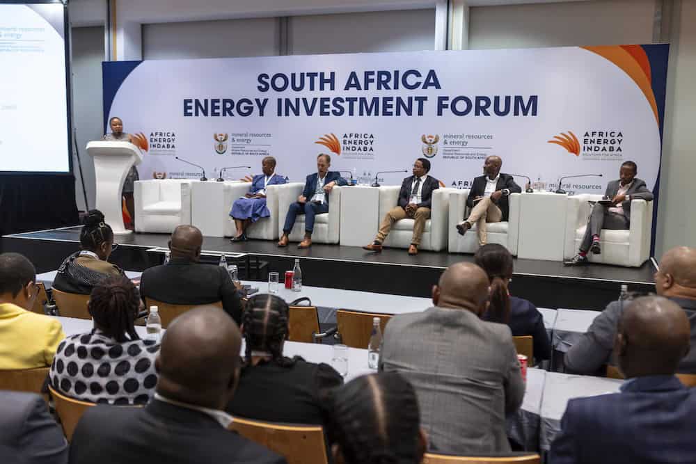 Panel discussion at South Africa Energy Investment Forum on Africa's growth potential.