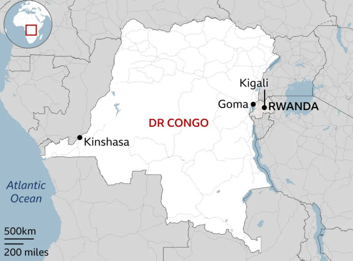 Oldest African billionaires' map highlighting Rwanda, DR Congo, and Kenya.