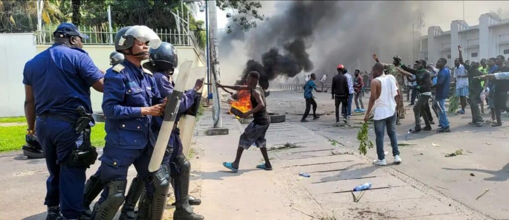 EU, France Condemn Embassy Attacks in DR Congo Conflict