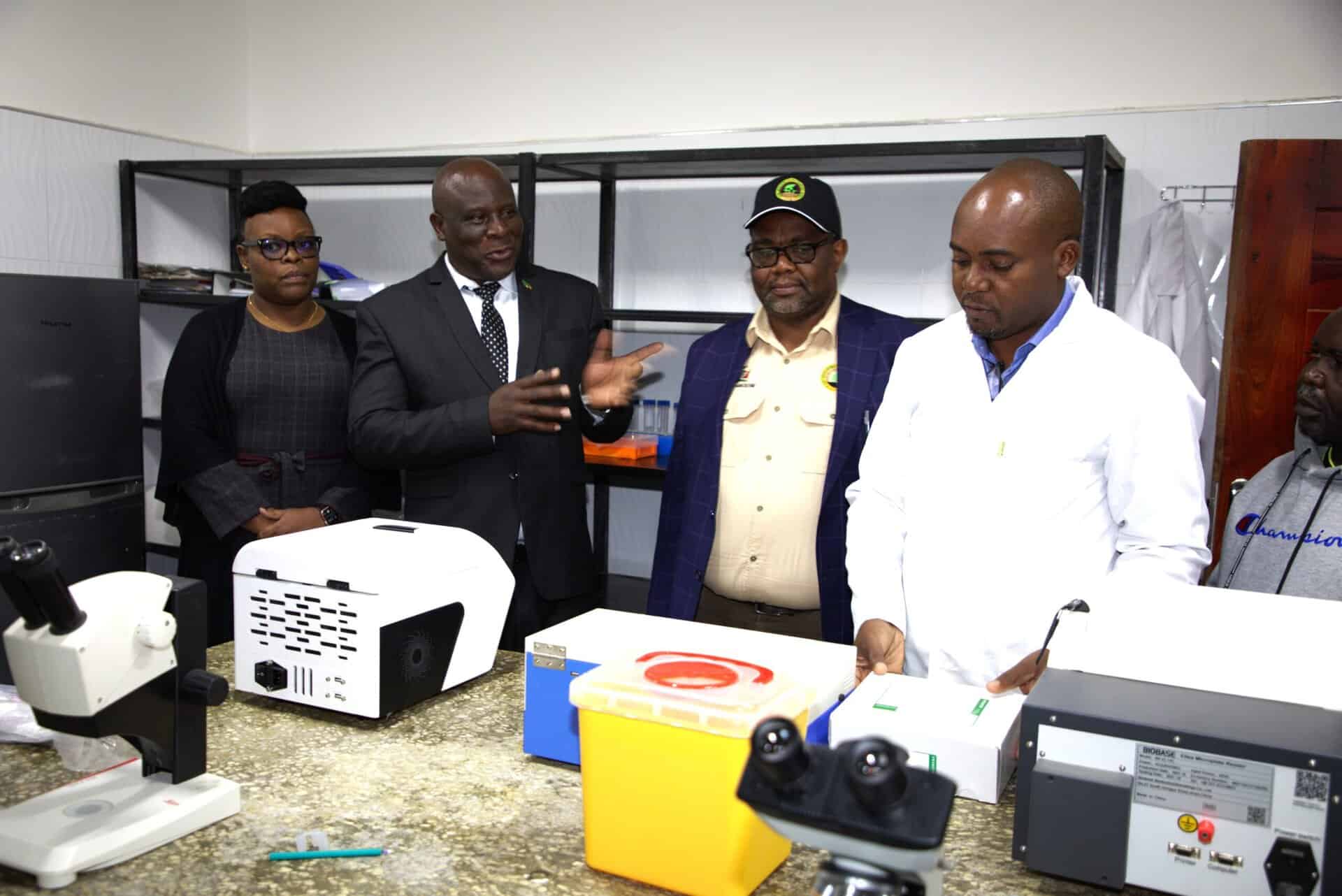 Enhanced plant health laboratory in Nakonde, Zambia, supports food security efforts amid drought cha.