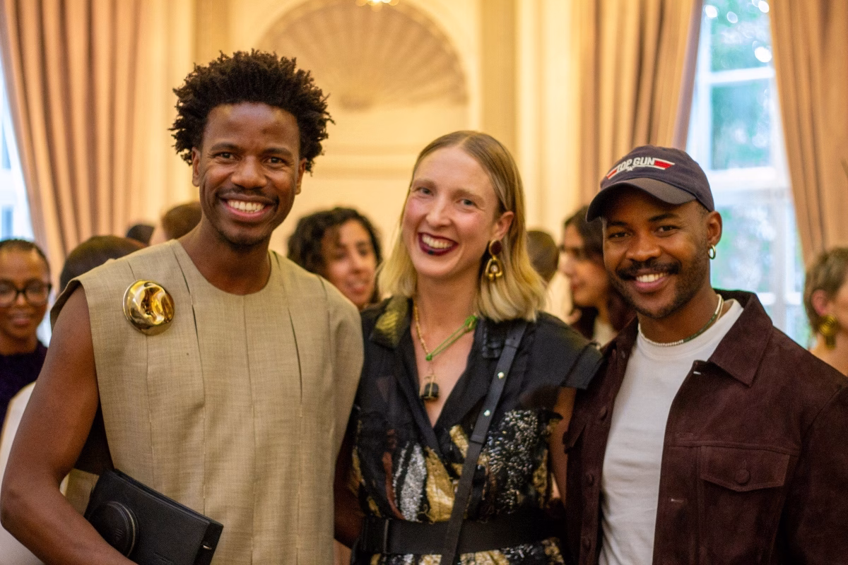 Lithembe Vellema from Nataal Media, Changemaker 2024 winner Lezanne Viviers and designer Lukhanyo Mdingi at the Twyg Awards 2024 (1)