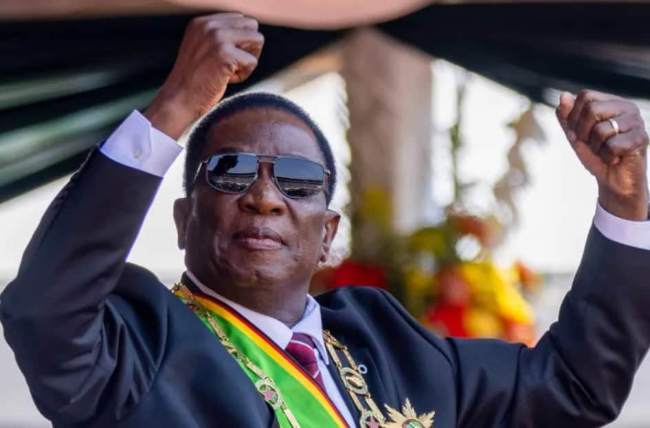 Zimbabwe backs term extension for Mnangagwa