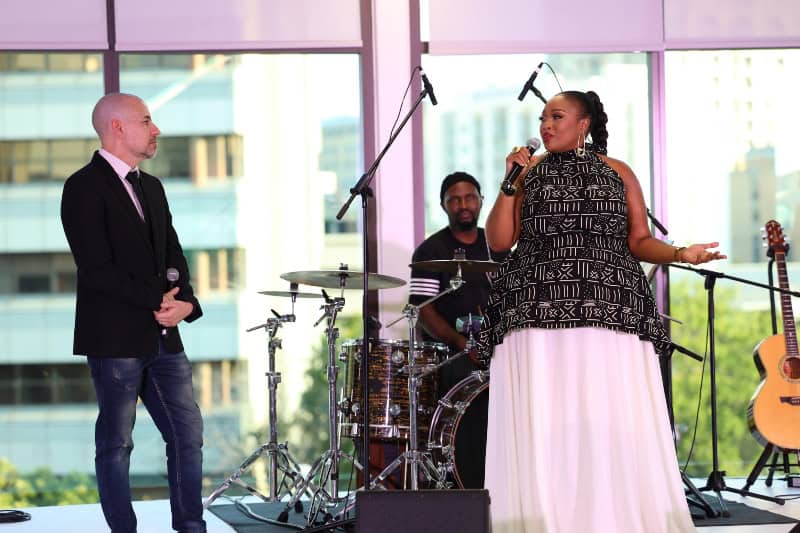 Live performance by Relebogile Mabotja during her debut EP reimagining session at Africa.com.