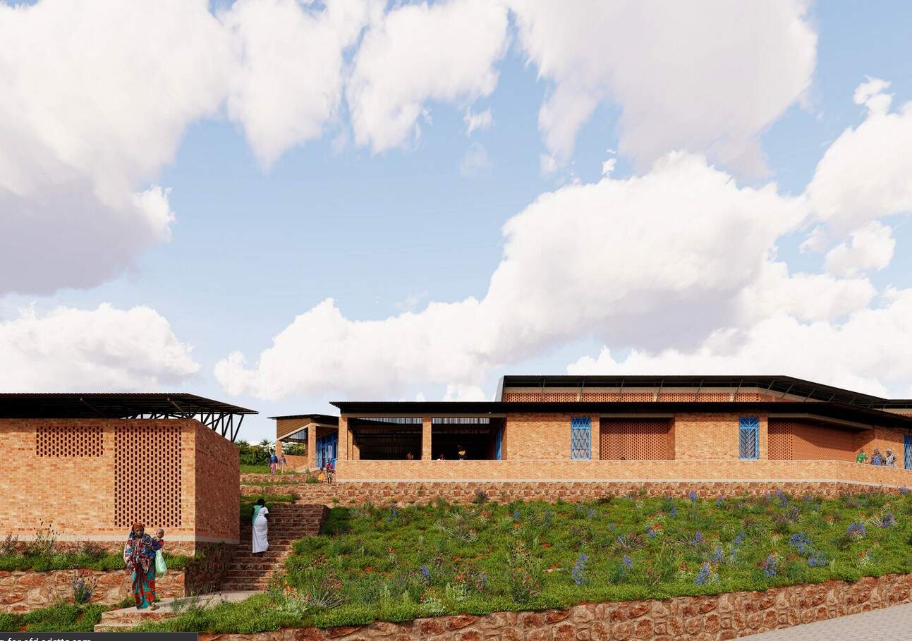 Francis Kéré’s community-built clinic rises in Burundi