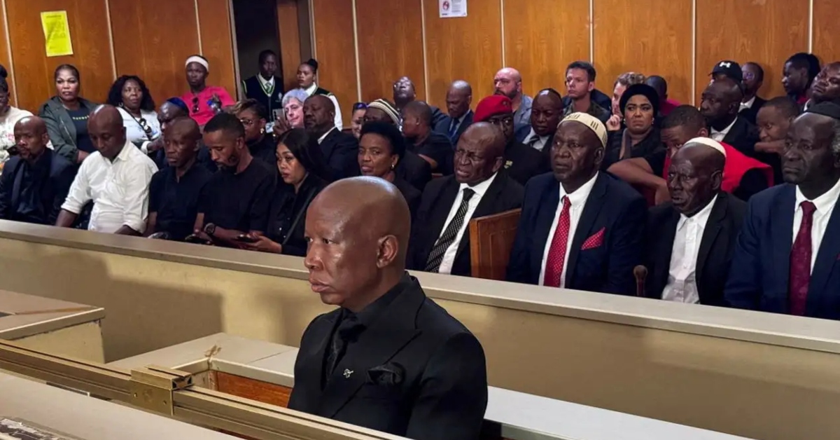 South African opposition politician Julius Malema