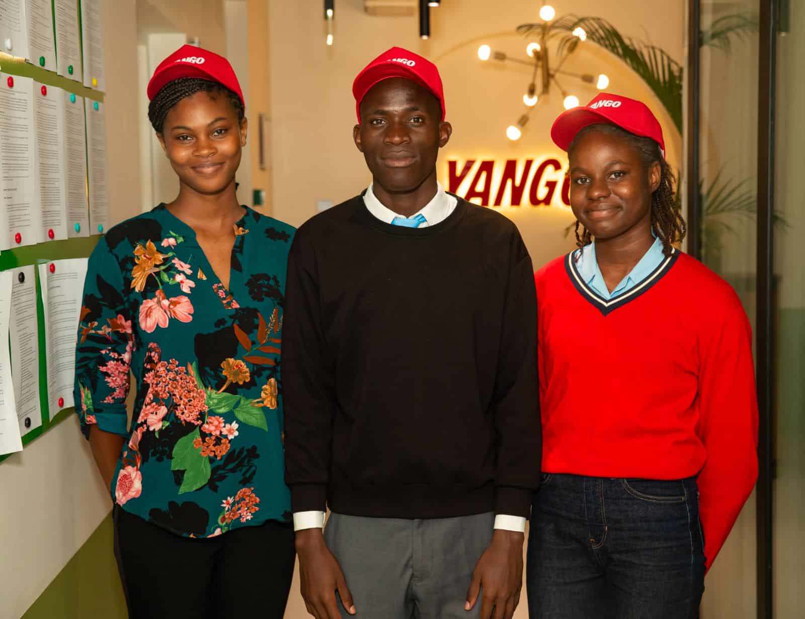 Young African professionals at Yango Group fellowship event in Africa.