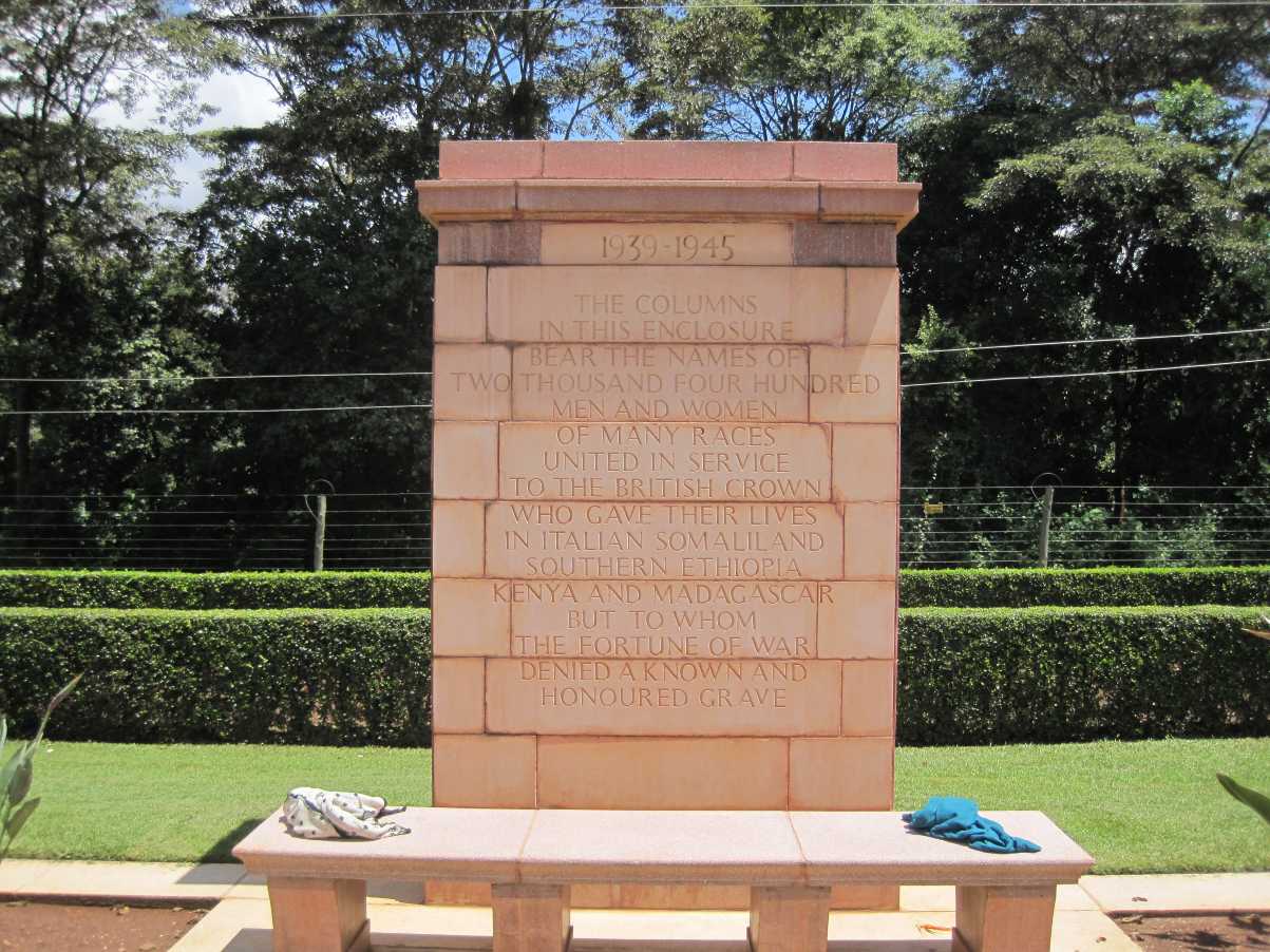 Reclaiming Forgotten Histories: The Commonwealth War Graves Commission’s Educational Activities in Kenya 8 East Africa Memorial 6242