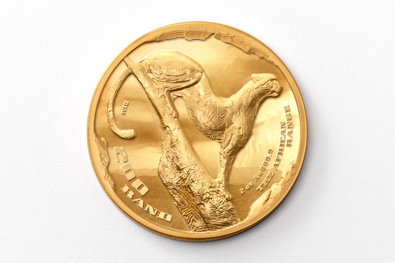 The African Range 2oz Gold Proof Coin reverse 1